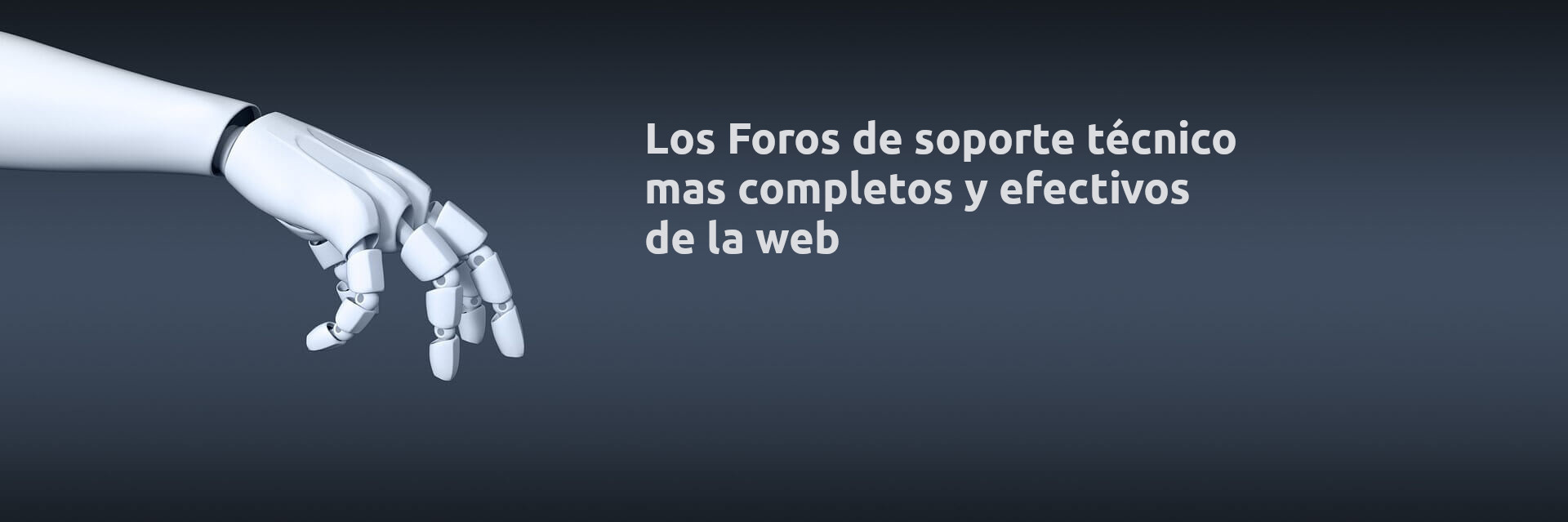 El foro de soporte tecnico mas completo de la web